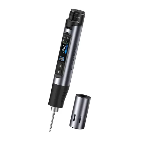 FNIRSI HS-03 PLUS / Spájkovačka / Batériová / USB-C / 100-450 °C / IPS displej