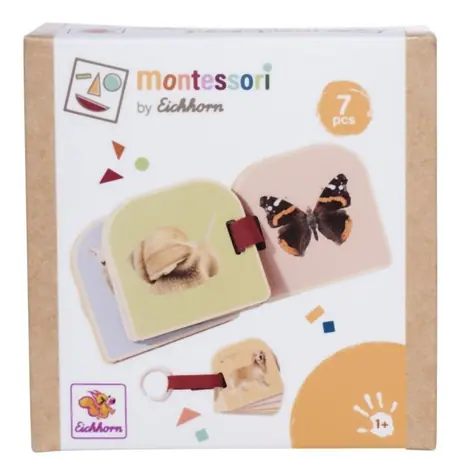 Simba Montessori Moja prvá knižka / Drevená knižka / 6 strán / od 1 roka