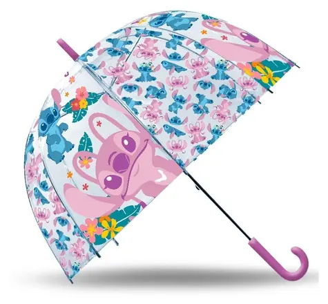 Kids Licensing Stitch ST00085 priehľadný / Detský dáždnik / Skladacie
