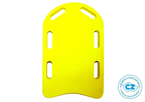 Plavecká doska LEARN žltá / Pena EVA / 300 x 485 x 38 mm / od 2 rokov
