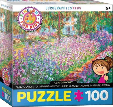 EUROGRAPHICS Puzzle Monetova záhrada / 100 dielikov / od 5 rokov / 48,3 x 33 cm