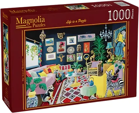 MAGNOLIA Puzzle Spomienky z ciest / 1000 dielikov / 68 x 48 cm