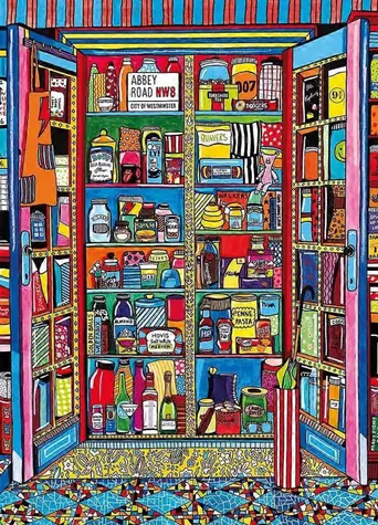 GIBSONS Puzzle Britská špajzľa / 1000 dielikov / 49 x 68 cm