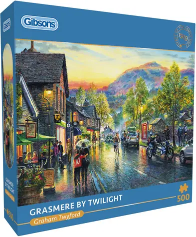 GIBSONS Puzzle Grasmere za súmraku / 500 dielikov / 49 × 34 cm