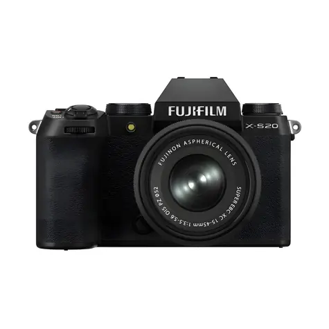 Fujifilm X-S20 + Fujinon XC15-45mm / Bezzrkadlový fotoaparát / 26,1 MP / 6,2 K video / 5osá stabilizácia