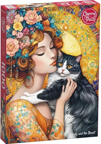 Cherry PAZZI Puzzle Kráska a zviera / 1000 dielikov / 50 x 70 cm