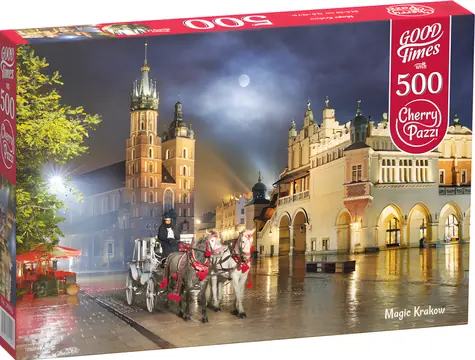 Cherry PAZZI Puzzle Čarovný Krakow / 500 dielikov / 50 x 34,5 cm