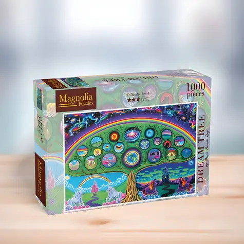 MAGNOLIA Puzzle Strom snov / 1000 dielikov / 68 x 48 cm