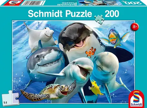 Schmidt Puzzle Podvodní priatelia / 200 dielikov / 43,2 × 29,1 cm