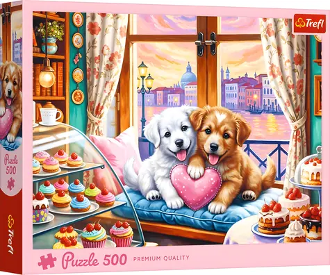 Trefl Puzzle Šteňacia láska / 500 dielikov / 48 x 34 cm