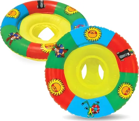 Nafukovací kruh pre najmenších Krtko 68 cm / Nafukovací kruh / sedadlo do kríža / nosnosť 15 kg
