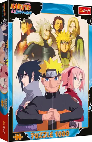 Trefl Puzzle Tím Naruto / 1000 dielikov / 48 x 68,3 cm / Deti a dospelí