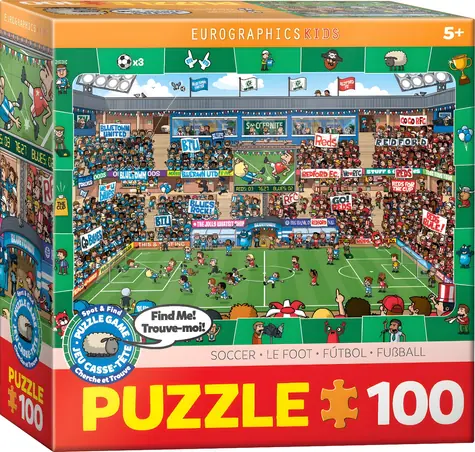 EUROGRAPHICS Puzzle Spot & Find Futbal / 100 dielikov / 48,3 × 33 cm