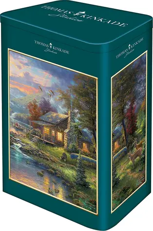 Schmidt Puzzle v plechovej krabičke Raj prírody / 500 dielikov / 48,1 × 34,1 cm