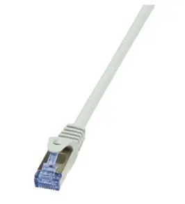 LogiLink šedá / Patch kábel / Cat7 S/FTP / RJ-45 / 2 m / 600 MHz
