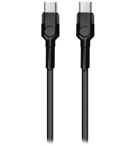 Colorway čierna / Dátový kábel / USB-C - USB-C / 60W (3A) / 1 m