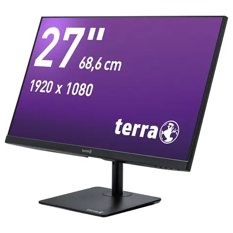 27" TERRA LCD 2727W HA V3 čierna / Monitor / IPS / 1920 x 1080 / 5ms / HDMI+DP+USB-C