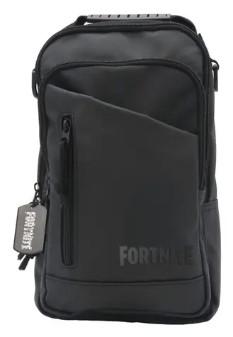 CYP Brand Fortnite Where we droppin'? taška čierna / Taška cez rameno / veľká