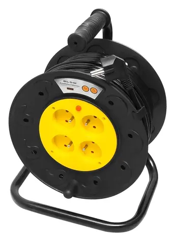 Blow PR-61 / Predlžovací bubon / 4 zásuvky / so uzemnením / 30 m / 3×1,5 mm2 / IP44