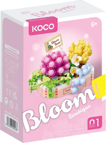 KOCO Stavebnica mini Blessings of Succulents č.1 / 249 dielikov