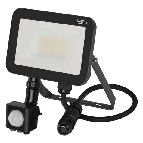 Emos ZS2722 INOVO / LED reflektor / PIR čidlo / 20W / 2200lm / 4000K / IP65