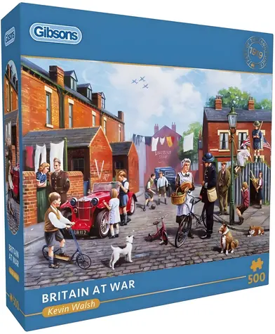 GIBSONS Puzzle Británia vo vojne / 500 dielikov / 49 × 34 cm