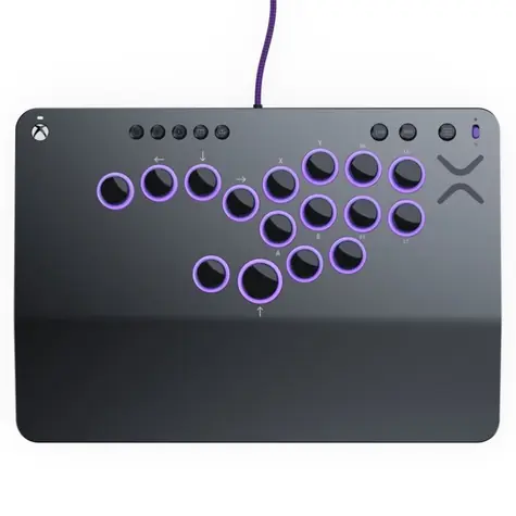 Turtle Beach Victrix Pre KO Leverless šedá / Fight stick / Xbox Series X/S/One / PC / USB-C / 16 tlačidiel