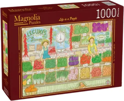 MAGNOLIA Puzzle Simonovo zeleninárstvo / 1000 dielikov / 68 x 48 cm