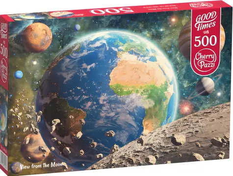 Cherry PAZZI Puzzle Výhľad z Mesiaca / 500 dielikov / 50 x 34,5 cm