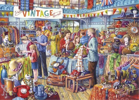 GIBSONS Puzzle Takmer nové / 1000 dielikov / 68 x 49 cm