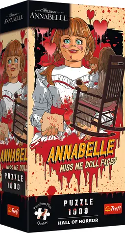 Trefl Puzzle Premium PLUS Hall of Horror: Annabelle / 1000 dielikov / 48 x 68,3 cm