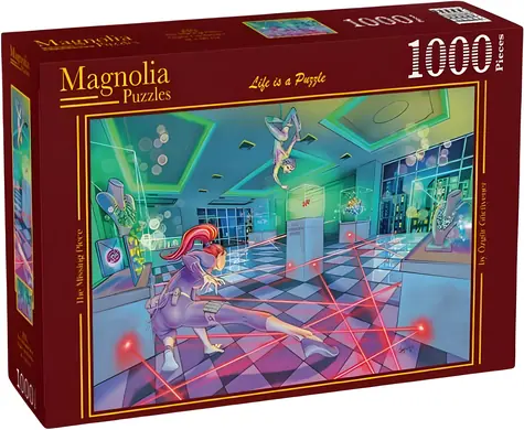 MAGNOLIA Puzzle Chýbajúci dielik / 1000 dielikov / 68 x 48 cm