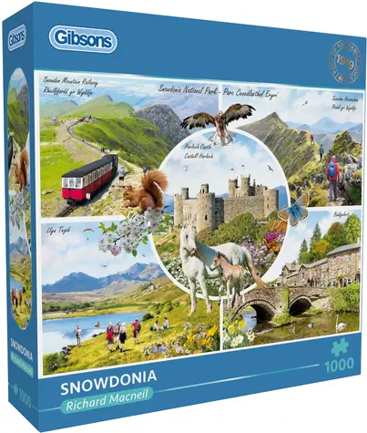 GIBSONS Puzzle Snowdonia / 1000 dielikov