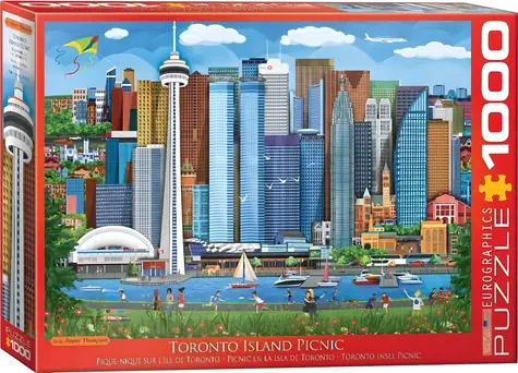 EUROGRAPHICS Puzzle Piknik v Toronte / 1000 dielikov / 68 × 48 cm