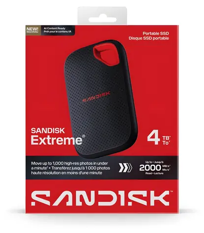 SanDisk Extreme Portable 4TB / Externý SSD