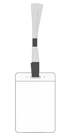 EuroSupplies Šnúrka LILY čierna / Šnúrka na krk / Klip / 900 mm / šírka 10 mm