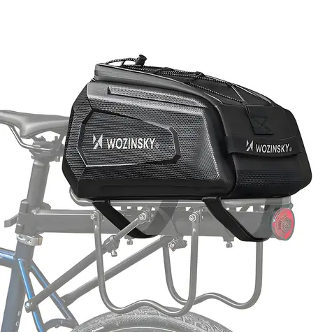 Wozinsky WSR-01B čierna / Taška na nosič kolesa / 9 l