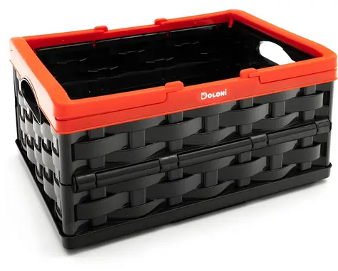 Doloni Úložný box 32 l / Úložný box / plast / skladací / 47 x 34 x 22 cm
