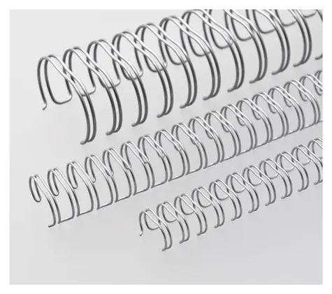 EuroSupplies Viazaný chrbát 12,7 mm strieborný / Viazací chrbát / krúžková väzba 3/1" / 81-100 listov / balenie 100 ks