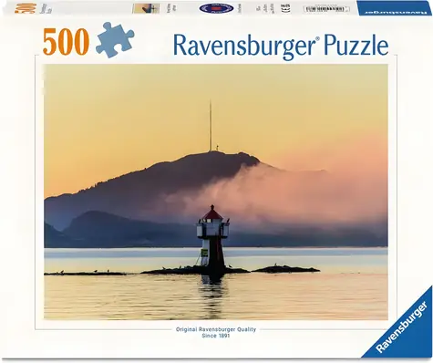 Ravensburger Puzzle Maják Gofarnes, Nórsko / 500 dielikov / rozmer 49x36 cm