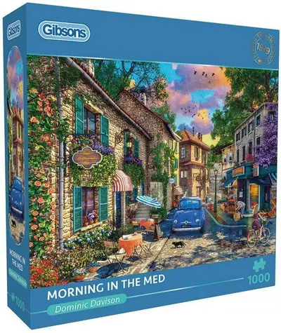 GIBSONS Puzzle Ráno v Stredomorí / 1000 dielikov / 68 x 49 cm
