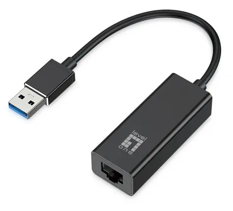 LevelOne USB-0401 / Sieťový adaptér / USB-A na RJ45 / Gigabit Ethernet / 1000 Mbit/s