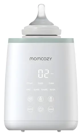 Momcozy MW01 6v1 biela / Ohrievačka dojčenských fliaš / Dotykové ovládanie / LCD displej / Ohrev aj rozmrazovanie / 500 W