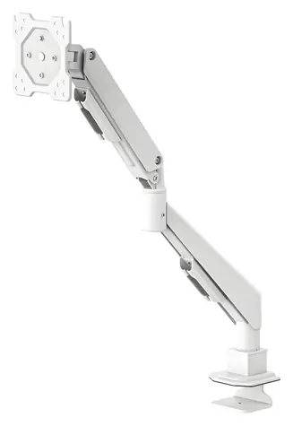 HAMA stolný držiak pre 1 monitor 35" biela / Stolný držiak / 1 rameno / VESA 75x75-100x100 / nosnosť 15 kg