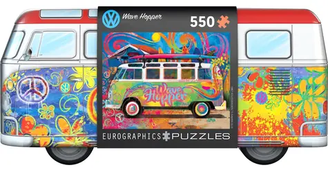 EUROGRAPHICS Puzzle v plechovej krabičke Volkswagen Wave Hopper / 550 dielikov / 48 × 33 cm