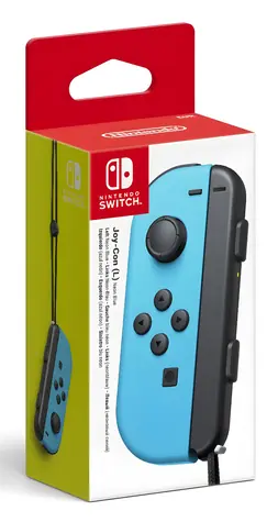 Nintendo Switch Joy-Con (L) neónovo modrá / Herný ovládač / Bluetooth / NFC / HD vibrácie / výdrž batérie 20 h