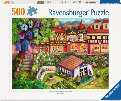 Ravensburger Puzzle Trhové mestečko / 500 dielikov