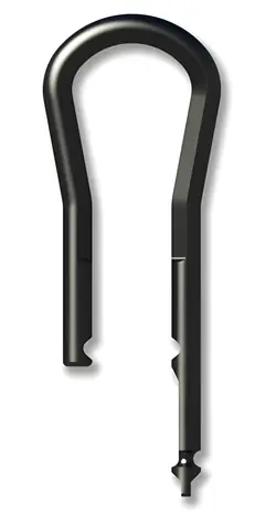 Igloohome Long Shackle dlhá spona pre visiaci zámok / Spona pre visiaci zámok / Kalená oceľ / 78 x 36 x 9 mm