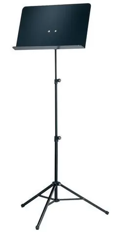 10068 Notový pult čierna / Notový pult / výška 555-1190 mm / doska 480x300 mm