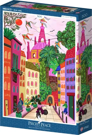 PIECES & PEACE Puzzle Mexiko / 500 dielikov / 34,2 x 47,8 cm